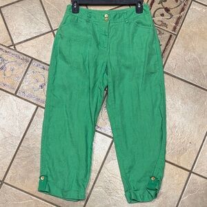 Jones New York Green Capri Pants